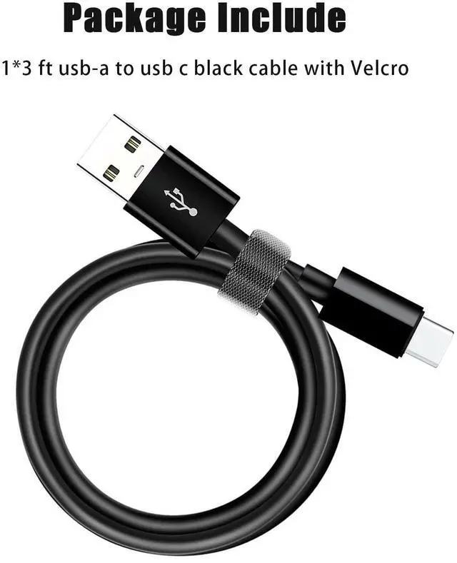 Alt view image 5 of 6 - 3.3FT USB C Charge Cable for iPhone 16e 16 15 Pro Max Plus Carplay Charger Cable USB A to USB C Charging Cord for iPhone 16/15 Series for  Car Carplay USB Type C Charging Cord (Black)