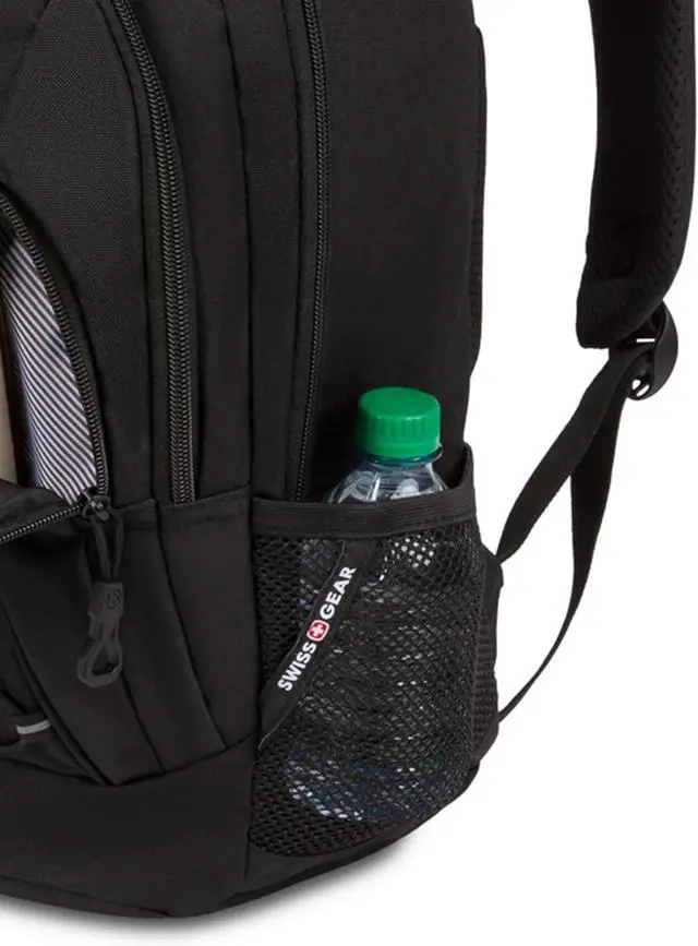 Alt view image 7 of 7 - 1186 Bungee Backpack Black 17-Inch