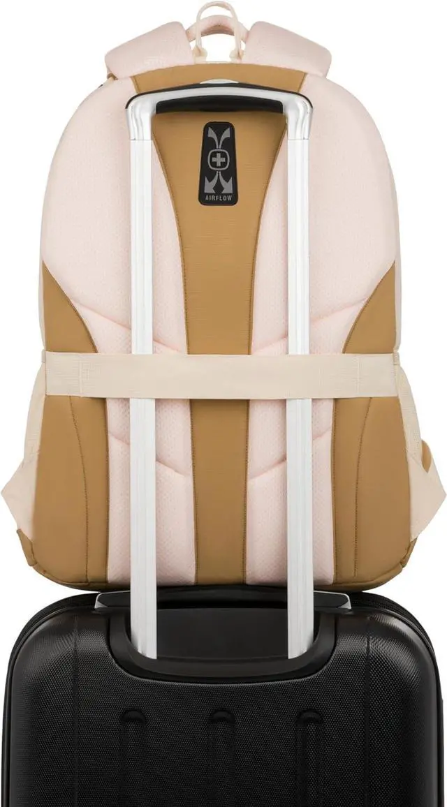 Alt view image 7 of 7 - Cecil 5505 Laptop Backpack Cream/Warm Sand 18-Inch