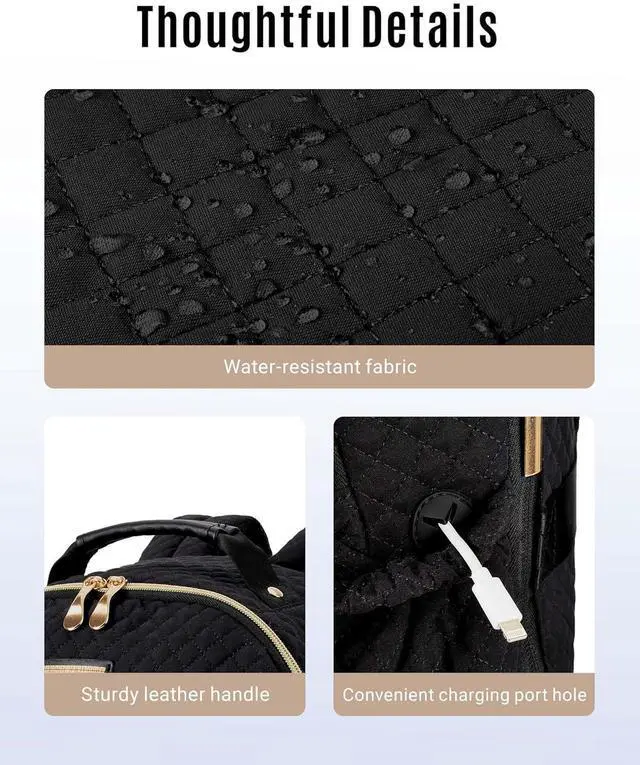 Alt view image 3 of 6 - Women Backpack for Work Laptop Backpack Women Travel Backpack Laptop Bag 15.6 Laptop backpack