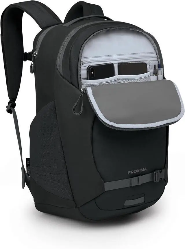 Alt view image 7 of 7 - Proxima 30L Campus Laptop Backpack Black/Coal Grey