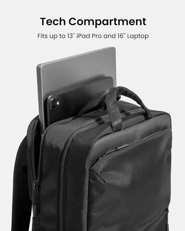 Alt view image 4 of 7 - Laptop Backpack 15.6-16 inch Laptop Bag for Men Women 24L Everyday Computer Backpack for 16 MacBook Pro M4 Daypack for Work Commute Business College Weekend Trip