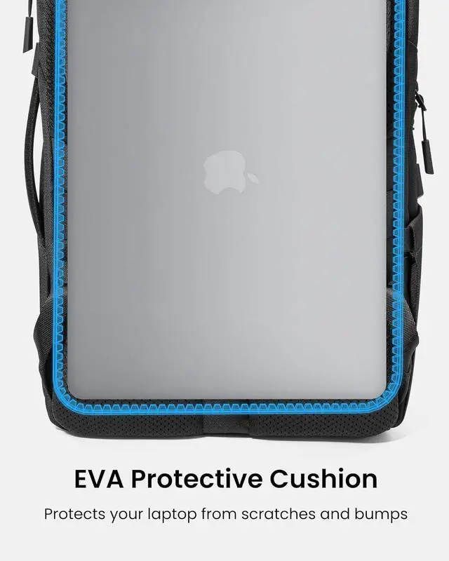 Alt view image 5 of 7 - Laptop Backpack 15.6-16 inch Laptop Bag for Men Women 24L Everyday Computer Backpack for 16 MacBook Pro M4 Daypack for Work Commute Business College Weekend Trip
