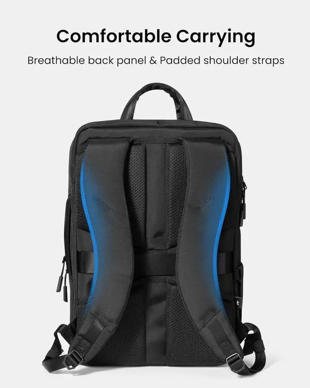 Alt view image 6 of 7 - Laptop Backpack 15.6-16 inch Laptop Bag for Men Women 24L Everyday Computer Backpack for 16 MacBook Pro M4 Daypack for Work Commute Business College Weekend Trip
