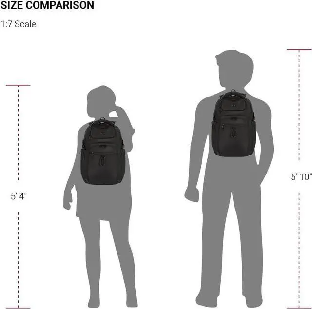 Alt view image 6 of 7 - Endure ScanSmart Laptop Backpack Black 17.75-Inch
