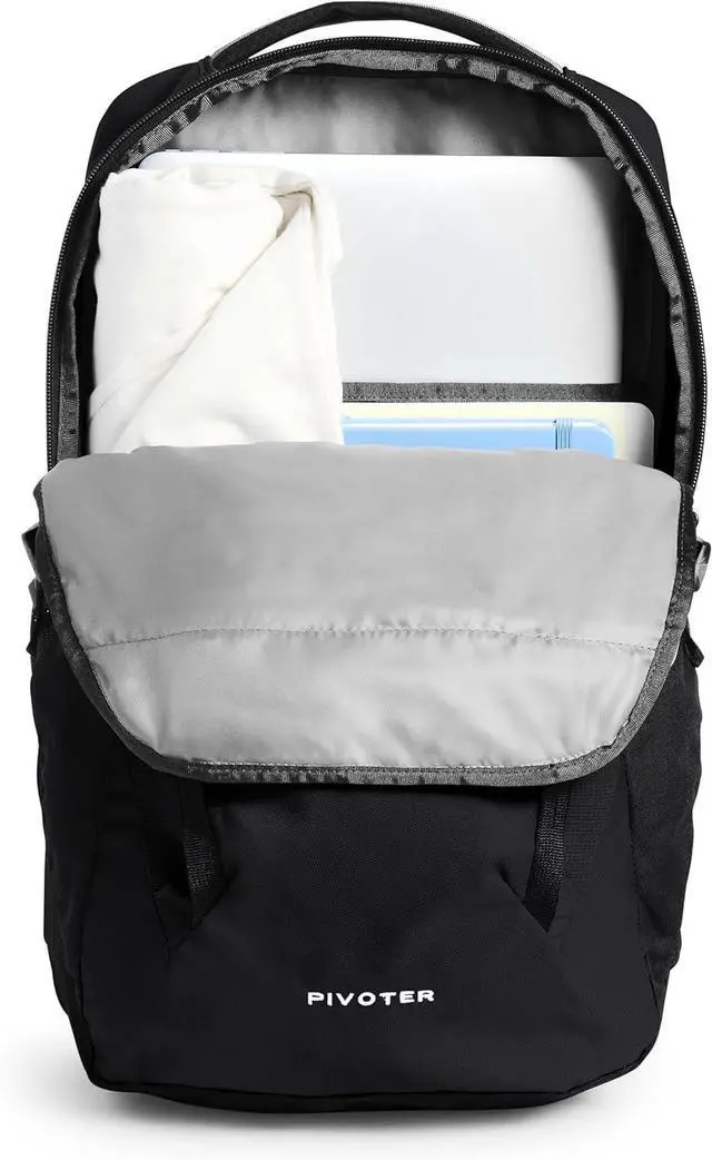 Alt view image 5 of 7 - The North Face Pivoter Everyday Laptop Backpack - NPF TNF Black-NPF One Size