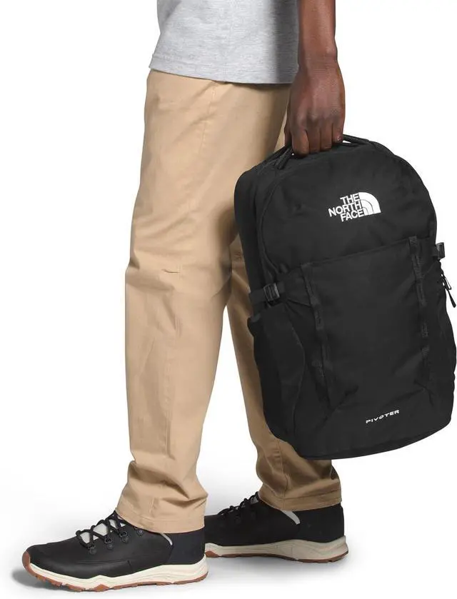 Alt view image 6 of 7 - The North Face Pivoter Everyday Laptop Backpack - NPF TNF Black-NPF One Size