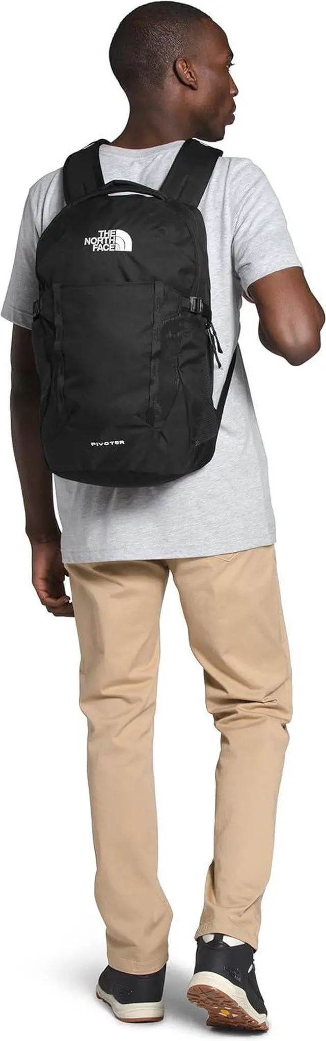 Alt view image 7 of 7 - The North Face Pivoter Everyday Laptop Backpack - NPF TNF Black-NPF One Size