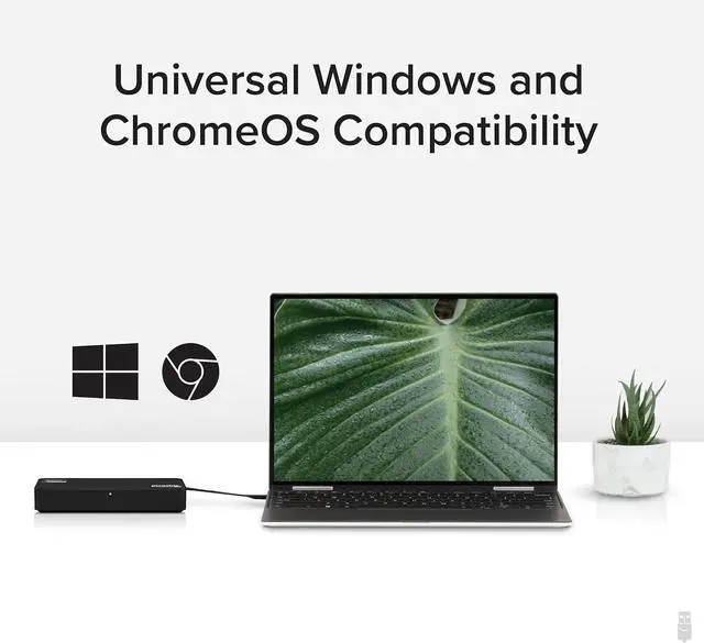 Alt view image 7 of 7 - 4K DisplayPort and HDMI Dual Monitor Adapter for USB 3.0 and USB-C Compatible with Windows and ChromeOS