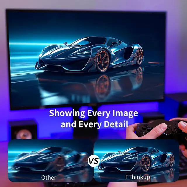 Alt view image 3 of 7 - HDMI to Display Port Adapter 4K@60Hz Active HDMI Male to DisplayPort Female Adapter Compatible with MacBook Mac Mini PS4/5 Xbox X Series/S AMD NVIDIA (Additional Power Supply Required)