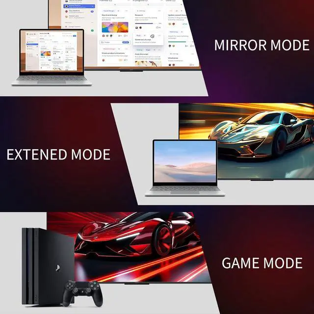 Alt view image 5 of 7 - HDMI to Display Port Adapter 4K@60Hz Active HDMI Male to DisplayPort Female Adapter Compatible with MacBook Mac Mini PS4/5 Xbox X Series/S AMD NVIDIA (Additional Power Supply Required)