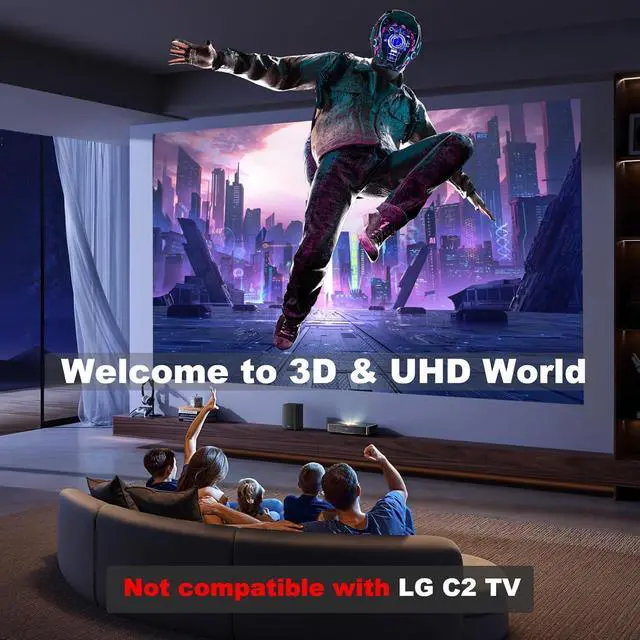 Alt view image 5 of 7 - Active DisplayPort to HDMI Adapter (8K 60Hz) Uni-Directional DP 1.4 to HDMI 2.1 Adapter Male to Female Support HDR for Monitor Graphics Card PC (Black)