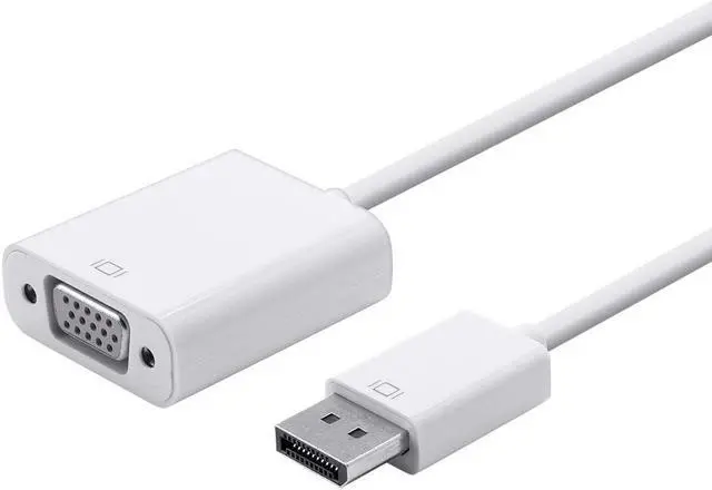 Main image of DisplayPort 1.2a to VGA Active Adapter White (112789)