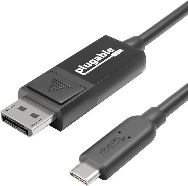 Main image of USB C to DisplayPort Bi Directional Cable 6 feet (1.8m) Up to 4K at 60Hz USB C DisplayPort Cable - Compatible with Thunderbolt and USB-C - Driverless