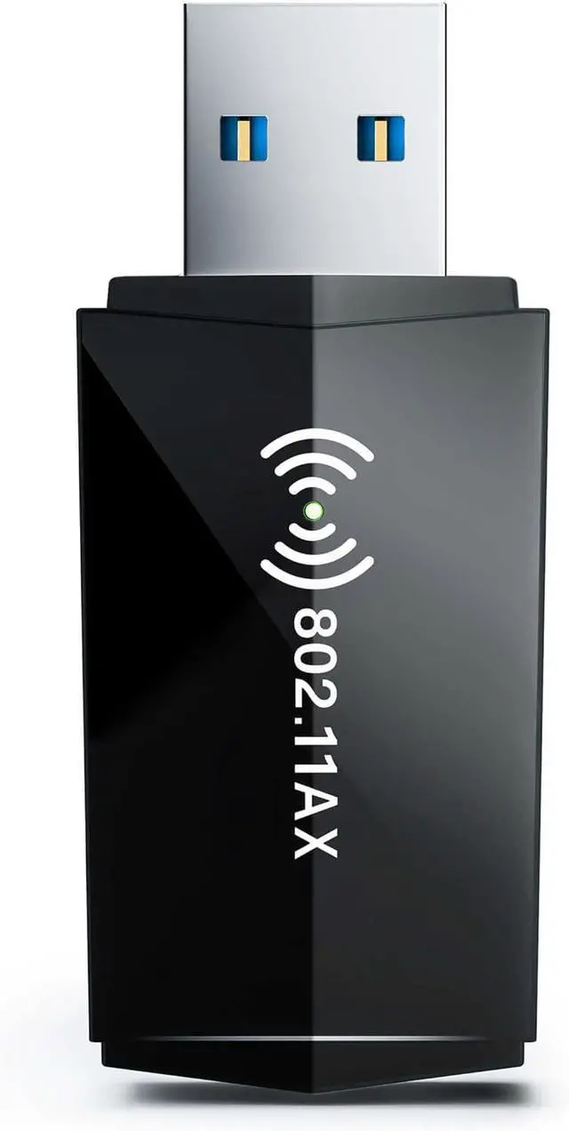 Main image of USB WiFi Adapter for PC Desktop - WiFi 6 AX1800Mbps 5GHz 2.4GHz USB 3.0 Wireless Wi-Fi Network Adapter for Desktop Computer Laptop with High Gain Wi-Fi Antenna Supports Win11/10