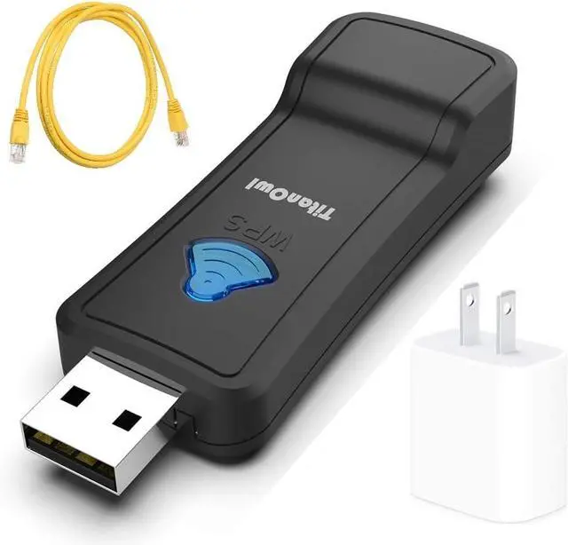 Main image of Ethernet LAN to WiFi Bridge Universal Wireless Adapter for PS4 Xbox Printer Smart TV Blu-Ray Player Game Console 2.4GHZ RJ45 Cable Extender