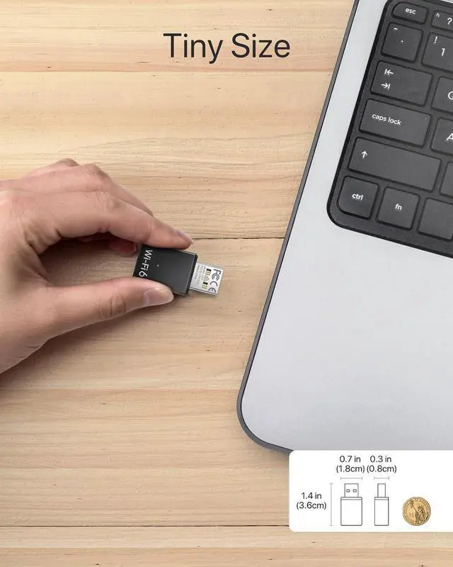 Alt view image 4 of 6 - AX900 USB WiFi Adapter for Desktop PC Laptop Mini WiFi 6 Adapter for Windows 11/10/7 Wi-Fi 6 USB Dongle Dual Band 5GHz 600Mbps + 2.4GHz 286Mbps Wireless Dongle Wi-Fi Stick USB2.0