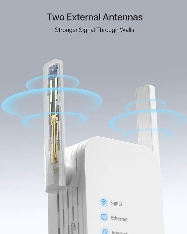 Alt view image 6 of 6 - Universal WiFi to Ethernet Adapter Support Turning off Extender WiFi 300Mbps on 2.4GHz WiFi to Wired Ethernet Adapter with RJ45 Port for Printer Smart TV Blu-Ray Player etc. WiFi Bridge