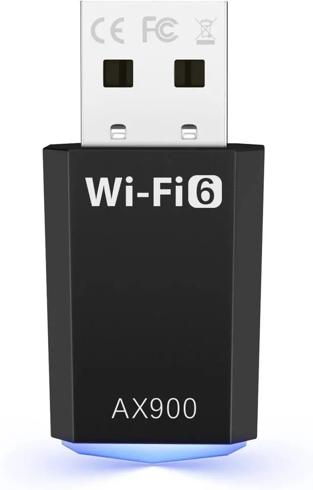 Main image of WiFi Adapter for Desktop PC AX900 USB WiFi 6 Adapter with 5GHz/2.4GHz Dual Band WiFi Dongle Wireless WiFi Adapter for Supports Windows 10/11 WiFi 6 USB Adapter for PC/Desktop/Laptop