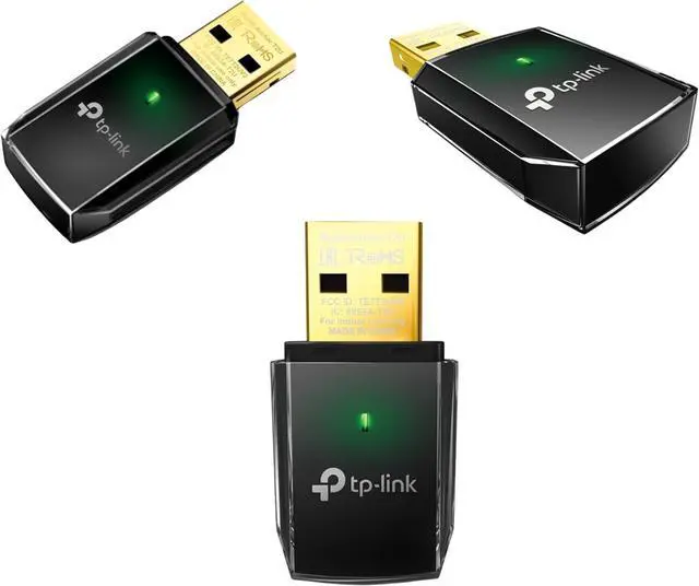 Alt view image 2 of 7 - Archer T2U 11AC USB WiFi Adapter - Dual Band 2.4G/5G AC600 Wireless Network Card WiFi Dongle Mini Size Supports Windows (XP/7/8/8.1/10) Mac OS (10.7~10.14)