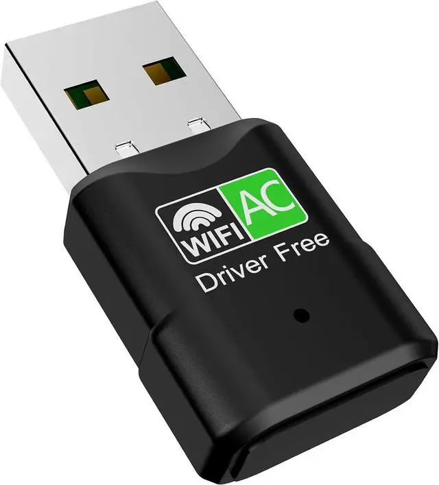 Main image of USB WiFi Adapter for Desktop PC 600Mbps Dual Band 2.4G 5.8G Wireless WiFi Adapter for Laptop Wireless Network Support Windows 11/10/8/7/Xp USB Dongle for PC
