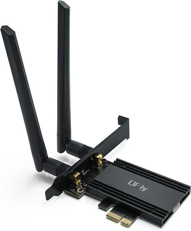 Main image of PCIe WiFi 6E Card AX210 Network Card Adapter for PC Gaming Bluetooth 5.3 Tri-Band (802.11ax) 5400Mbps 6GHz Wireless LAN Cards with MU-MIMO OFDMA Support Windows 10/11 (64-bit)
