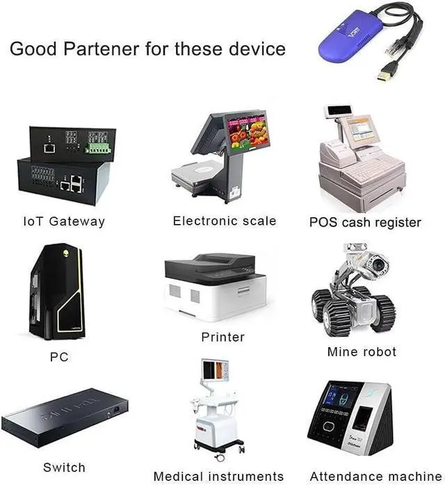 Alt view image 6 of 7 - VONETS VAP11G-300 WiFi Bridge 2.4GHz WiFi to Ethernet Convert/WiFi Repeater/Point to Point with RJ45 Male DC/USB Powered for PLC IP Camera Printer Medical Devices Network Devices