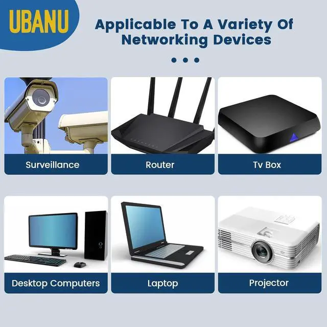 Alt view image 6 of 7 - 2 Pcs RJ45 Splitter Adapter Ethernet Splitter 1 to 2 LAN Splitter Adapter for Cat5 Cat5e Cat6 Cat7 Cable (2 Devices Simultaneously Networking)