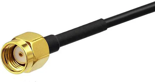 Alt view image 6 of 7 - Bingfu WiFi Antenna Extension Cable 4-Pack RP-SMA Male to RP-SMA Female Bulkhead Mount RG174 Coaxial Cable 1m 3 feet for WiFi Router Security Camera Wireless Mini PCI Express PCIE Network Card Adapter