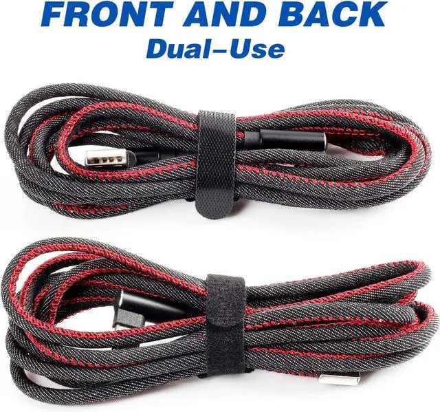 Alt view image 4 of 7 - 80PCS Reusable Cable Ties Black Adjustable 6-Inch Cord Organizer Ties Multi-purpose Hook Loop Cable Management Wire Ties for Organizing Home Office Data Centers