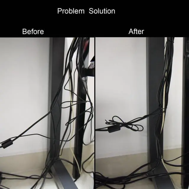 Alt view image 6 of 6 - 250 Piece Metallic Twist Cable Cord Wire Ties Reusable Fastening (6 Inch Black)