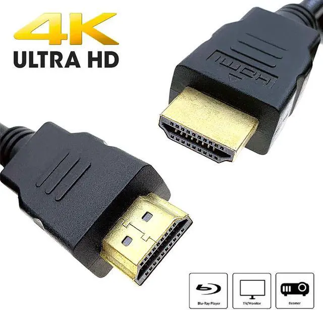 Alt view image 4 of 4 - HDMI-3-HDMI. Longwwin High-Speed 4K HDMI Cable - 6 Feet (1.5m/2m)