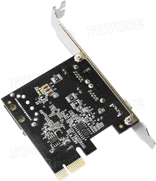 Alt view image 2 of 6 - USB 3.1 Type C PCIe Expansion Card PCI-e to 1 Type C and 2 Type A 3.0 USB Adapter PCI Express Controller Hub For Desktop PC
