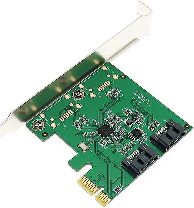 Alt view image 3 of 6 - 2 port SATA 3 PCI e Raid Adapter SATA III to PCI e Adapter SATA3.0 SATA3 6GB/S Expansion Card Converter Card