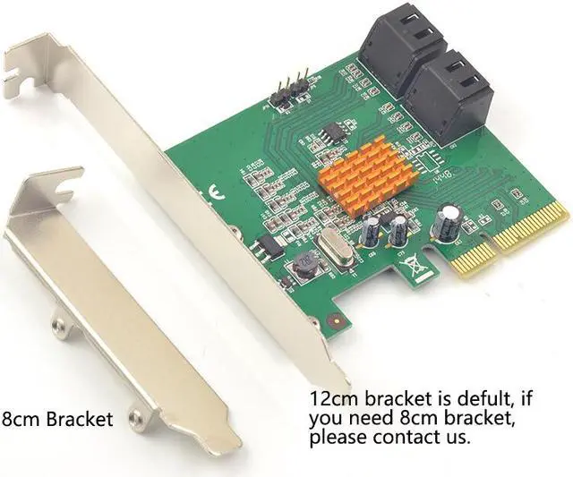 Alt view image 6 of 6 - RAID SATA PCI express Adapter 4 port SATA 3.0 to PCI express Adapter expansion Card SATA3.0 PCI e PCI-e x4 Converter Marvell