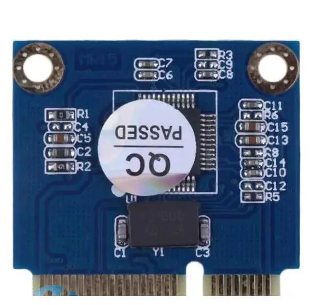 Alt view image 4 of 5 - 2 ports SSD HDD for Laptop Dual Micro SD SDHC SDXC to Mini PCI express Memory Card reader mPCIe to 2 mini-sdcards adapter