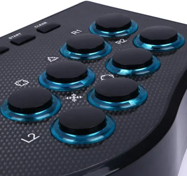 Alt view image 6 of 6 - USB Fighting Stick Arcade Joystick Gamepad Rocker Controller with 4 Axes For PS3/PC For PS/Android communication Protocol