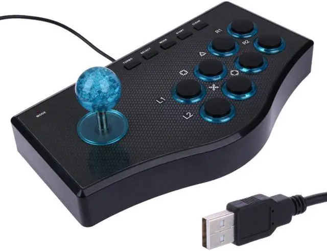 Alt view image 4 of 6 - USB Fighting Stick Arcade Joystick Gamepad Rocker Controller with 4 Axes For PS3/PC For PS/Android communication Protocol