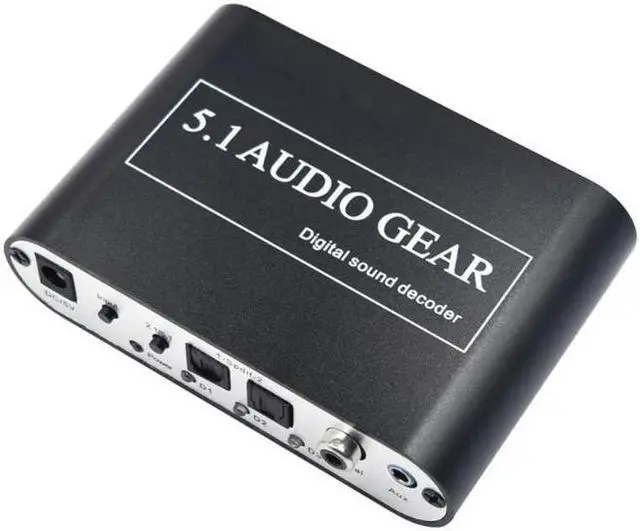 Alt view image 2 of 5 - Digital Audio Decoder 5.1 Audio Gear DTS/AC-3/6CH Digital Audio Converter for PS2 PS3 HD Player /Blu ray DVD/XBOX360