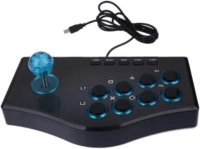 Main image of USB Fighting Stick Arcade Joystick Gamepad Rocker Controller with 4 Axes For PS3/PC For PS/Android communication Protocol