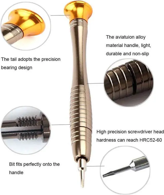 Alt view image 4 of 6 - Mini Precision Screwdriver Set 25 in 1 Electronic Screwdriver Opening Repair Tools Kit for iPhone Camera Watch Tablet PC