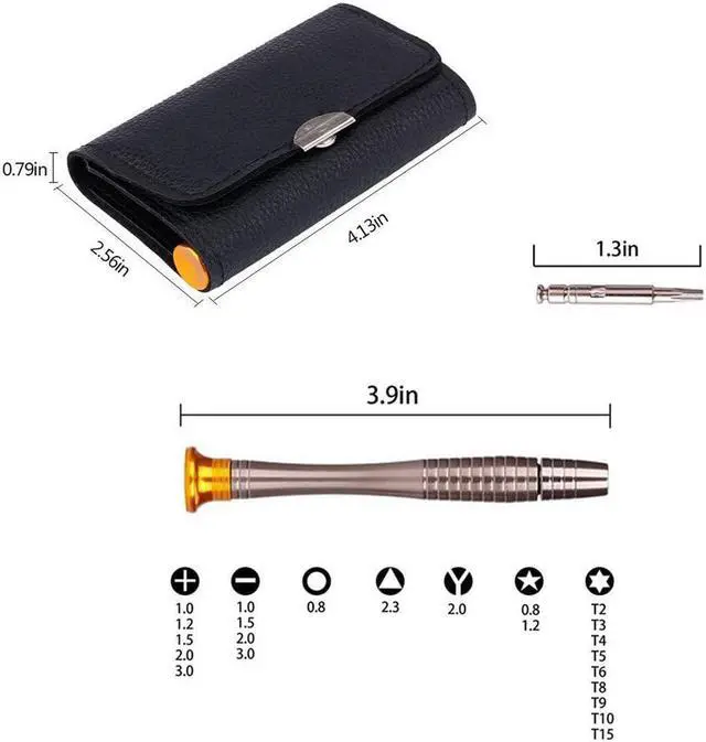 Alt view image 3 of 6 - Mini Precision Screwdriver Set 25 in 1 Electronic Screwdriver Opening Repair Tools Kit for iPhone Camera Watch Tablet PC
