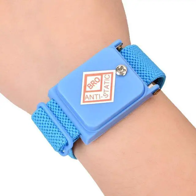 Alt view image 4 of 6 - Anti Static Bracelet Electrostatic ESD Discharge Cable Reusable Wrist Band Strap Cordless