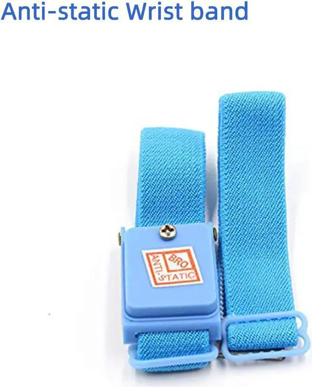 Main image of Anti Static Bracelet Electrostatic ESD Discharge Cable Reusable Wrist Band Strap Cordless