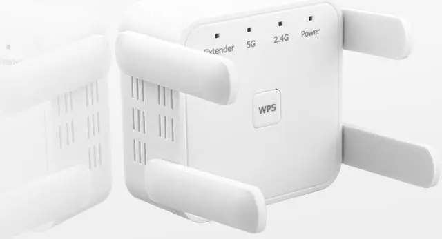 Alt view image 2 of 7 - WiFi booster, 1200Mbps WiFi Extenders Signal Amplifier for Home, 360° Full Coverage WiFi Booster, 2.4G 5G Dual Band WiFi Repeater WPS One Key Setup,WiFi Booster and Signal Amplifier( small zise/white)