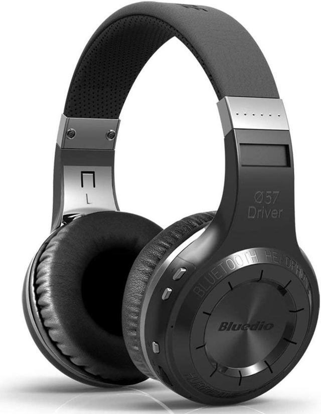Main image of Bluedio H-Turbine Wireless Bluetooth 5.0 Headphones Powerful Bass Over-ear Headset Bulit-in Microphone-Retail package Global release (Black)
