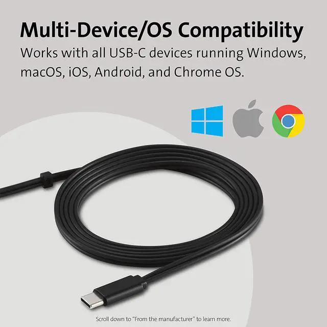 Alt view image 3 of 6 - Kensington Hi-Fi USB-C Headphones with Mic (K97457WW)