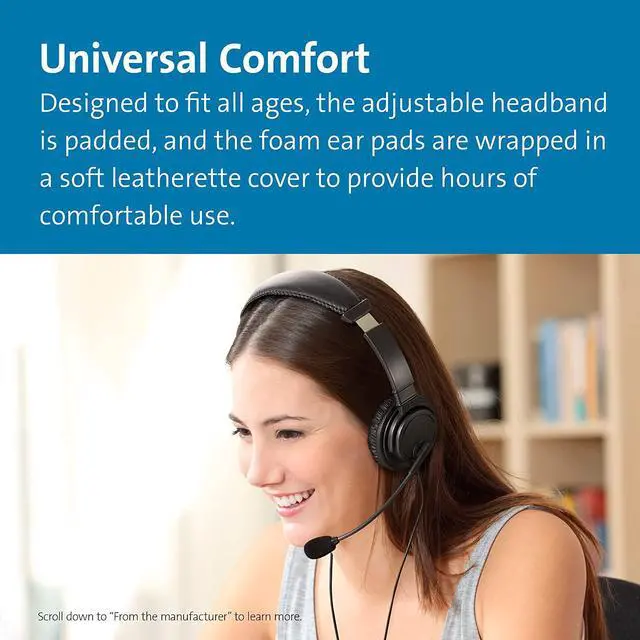 Alt view image 4 of 6 - Kensington Hi-Fi USB-C Headphones with Mic (K97457WW)