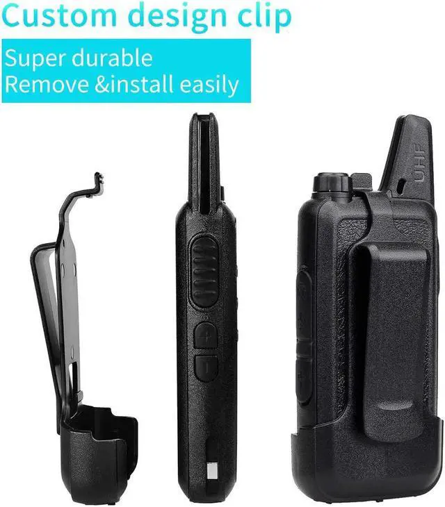 Alt view image 5 of 7 - Retevis RT22 Walkie Talkies Rechargeable Hands Free 2 Way Radios Two-Way Radio(6 Pack) with 6 Way Multi Gang Charger