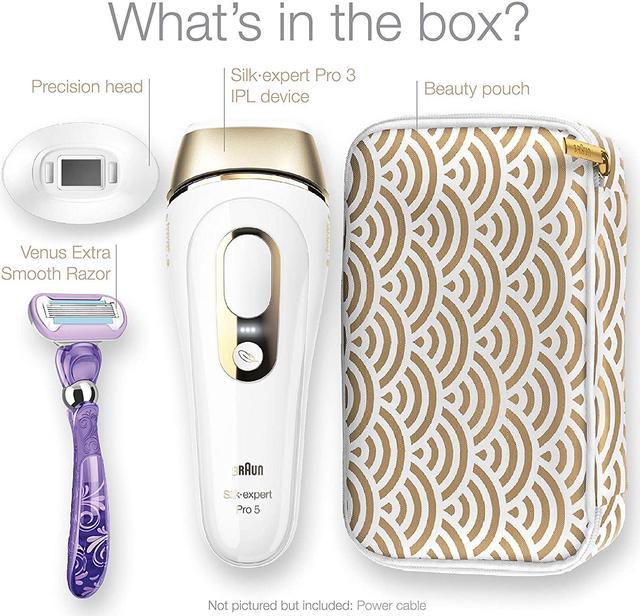 Braun Silk-expert Pro Silk·expert Pro 5 PL5137 Latest Generation IPL,  Permanent Hair Removal, White& - Epilators & other hair removal devices 